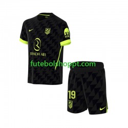 Camisola Júnior Atlético Madrid Julian Alvarez 19 Alternativa Equipamento 2026-2027 Manga Curta