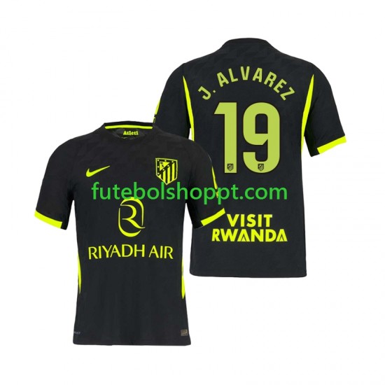 Camisola Homem Atlético Madrid Julian Alvarez 19 Alternativa Equipamento 2026-2027 Manga Curta
