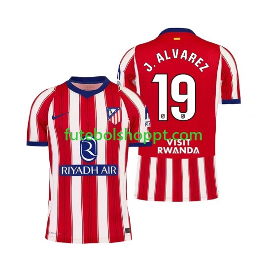 Camisola Homem Atlético Madrid Julian Alvarez 19 Principais Equipamento 2026-2027 Manga Curta