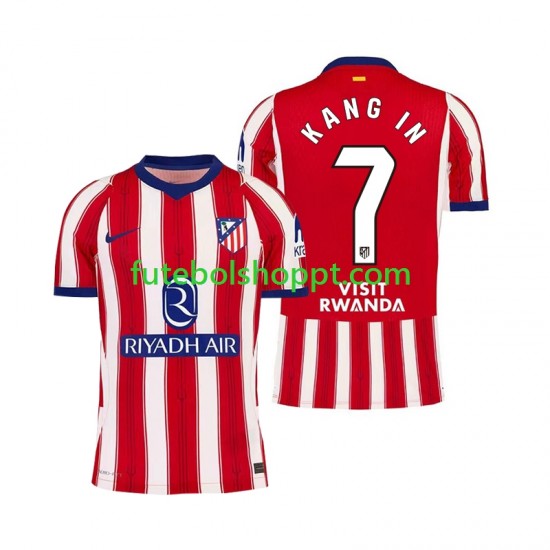 Camisola Homem Atlético Madrid Lee Kang-in 7 Principais Equipamento 2026-2027 Manga Curta