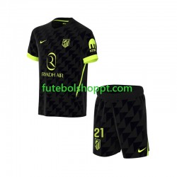 Camisola Júnior Atlético Madrid Obed Vargas 21 Alternativa Equipamento 2026-2027 Manga Curta