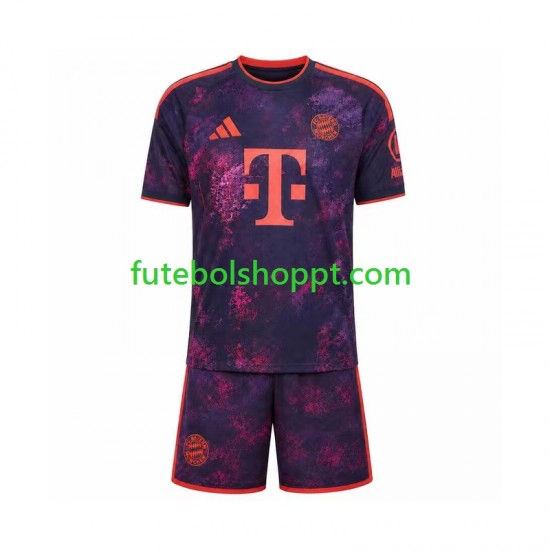 Camisola Júnior Bayern de Munique Terceiro Equipamento 2026-2027 Manga Curta