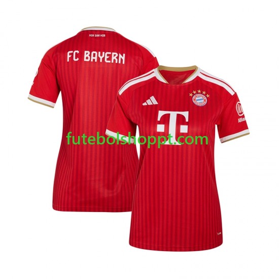 Camisola Mulher Bayern de Munique Principais Equipamento 2026-2027 Manga Curta
