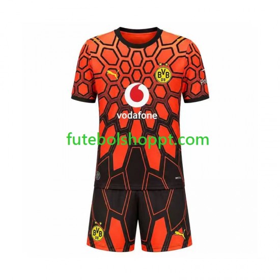 Camisola Júnior Borussia Dortmund Guarda-redes Principais Equipamento 2026-2027 Manga Curta