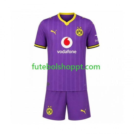 Camisola Júnior Borussia Dortmund Terceiro Equipamento 2026-2027 Manga Curta