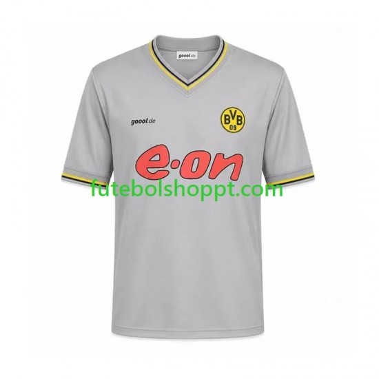 Camisola Homem Borussia Dortmund Retro Alternativa Equipamento 2002 Manga Curta
