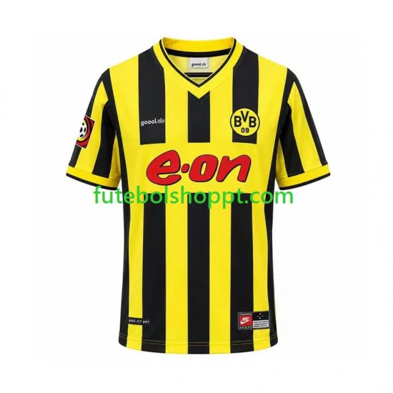 Camisola Homem Borussia Dortmund 2000 Retro Principais Equipamento Manga Curta