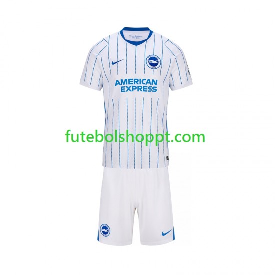Camisola Júnior Brighton Hove Albion Alternativa Equipamento 2026-2027 Manga Curta