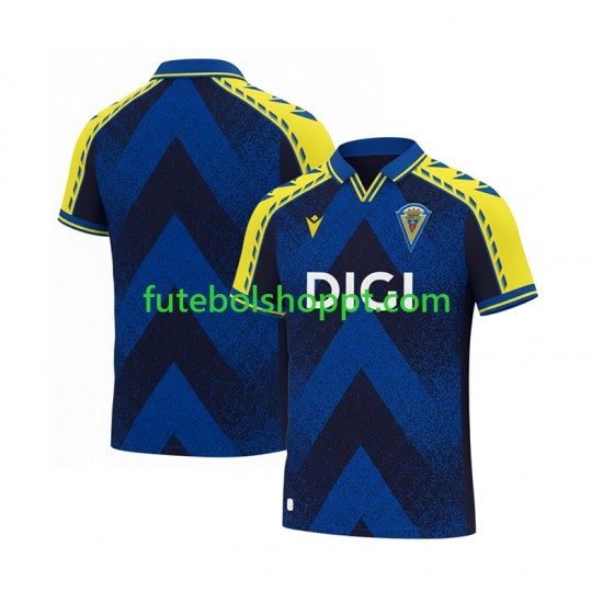 Camisola Homem Cádiz CF Retro Principais Equipamento 2025-2026 Manga Curta