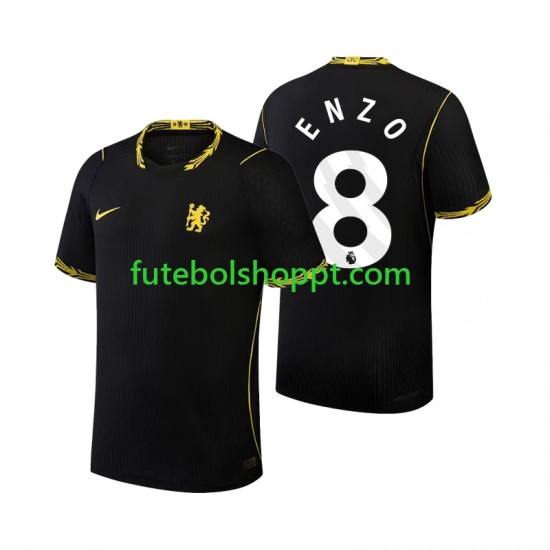 Camisola Homem Chelsea Enzo Fernandez 8 Alternativa Equipamento 2026-2027 Manga Curta