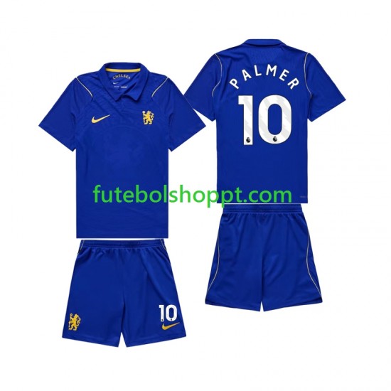 Camisola Júnior Chlesea Cole Palmer 10 Principais Equipamento 2026-2027 Manga Curta