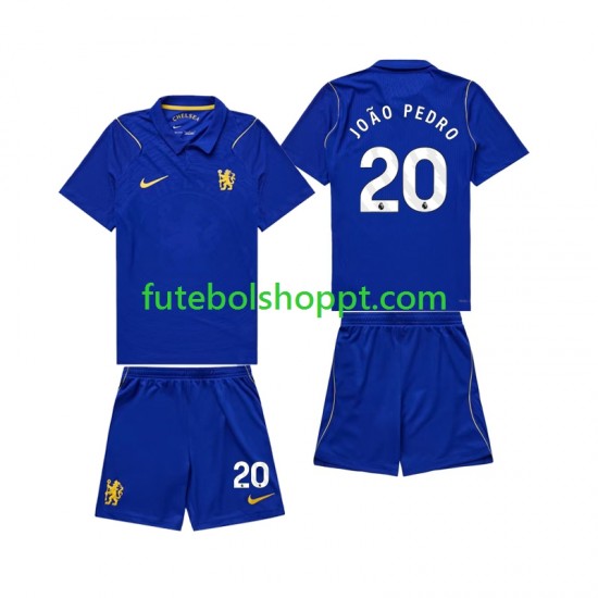 Camisola Júnior Chlesea Joao Pedro 20 Principais Equipamento 2026-2027 Manga Curta