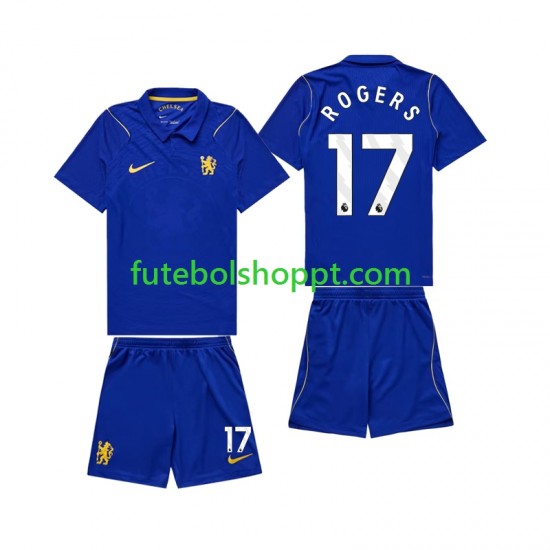 Camisola Júnior Chlesea Morgan Rogers 17 Principais Equipamento 2026-2027 Manga Curta