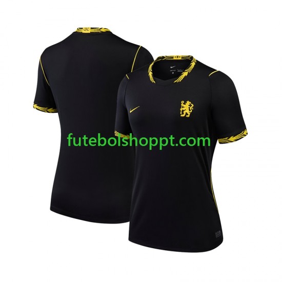 Camisola Mulher Chlesea Alternativa Equipamento 2026-2027 Manga Curta