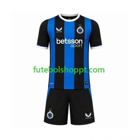 Camisola Júnior Club Brugge Principais Equipamento 2026-2027 Manga Curta
