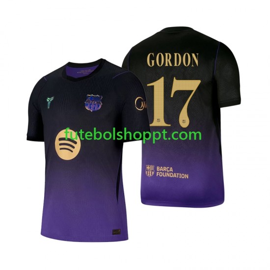 Camisola Homem FC Barcelona Anthony Gordon 17 Alternativa Equipamento 2026-2027 Manga Curta