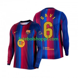 Camisola Homem FC Barcelona Gavi 6 Principais Equipamento 2026-2027 Manga Comprida