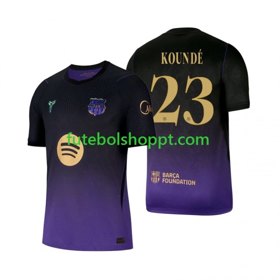 Camisola Homem FC Barcelona Jules Kounde 23 Alternativa Equipamento 2026-2027 Manga Curta