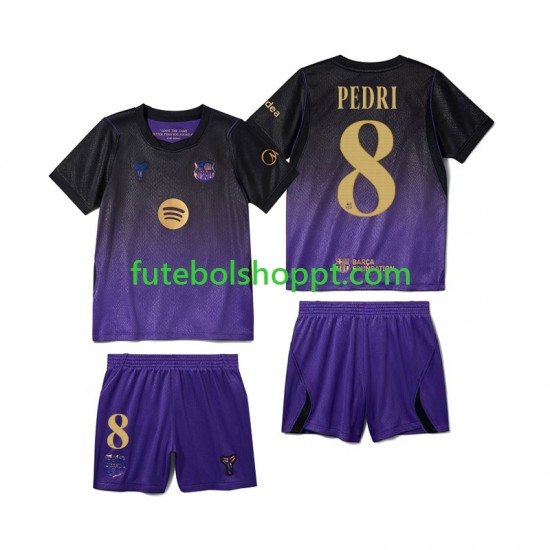 Camisola Júnior FC Barcelona Pedri 8 Alternativa Equipamento 2026-2027 Manga Curta