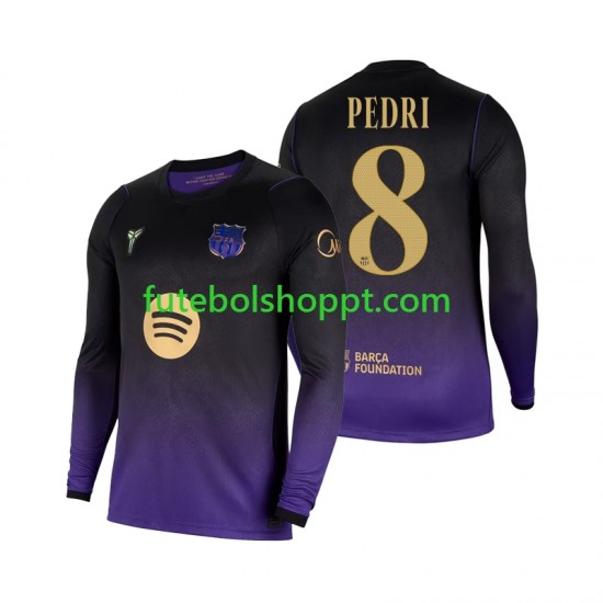 Camisola Homem FC Barcelona Pedri 8 Alternativa Equipamento 2026-2027 Manga Comprida