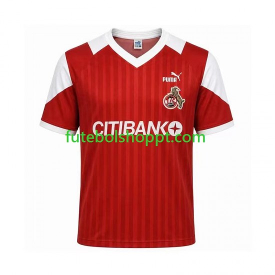 Camisola Homem FC Köln 1992 1993 Retro Alternativa Equipamento Manga Curta
