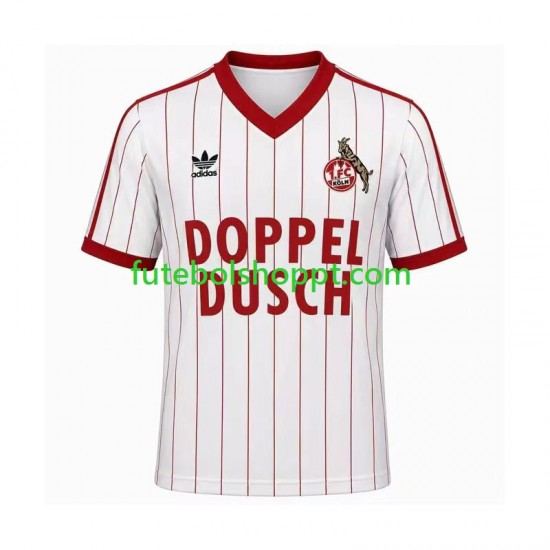 Camisola Homem FC Köln 1982 1983 Retro Principais Equipamento Manga Curta