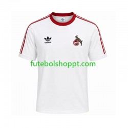 Camisola Homem FC Köln 1986 1987 Retro Principais Equipamento Manga Curta