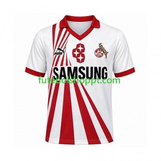 Camisola Homem FC Köln 1991 Retro Principais Equipamento 1990 Manga Curta