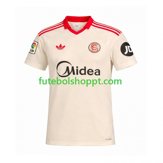 Camisola Homem Sevilla FC Retro Principais Equipamento 2025-2026 Manga Curta