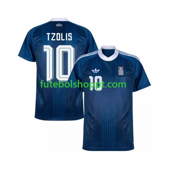 Camisola Homem Grécia Christos Tzolis 17 Alternativa Equipamento 2026-2027 Manga Curta