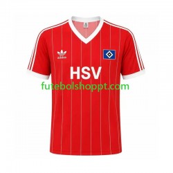 Camisola Homem Hamburger SV 1983 Retro Alternativa Equipamento Manga Curta