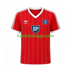 Camisola Homem Hamburger SV 1984 Retro Alternativa Equipamento Manga Curta