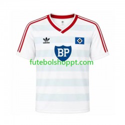 Camisola Homem Hamburger SV 1986 Retro Alternativa Equipamento Manga Curta