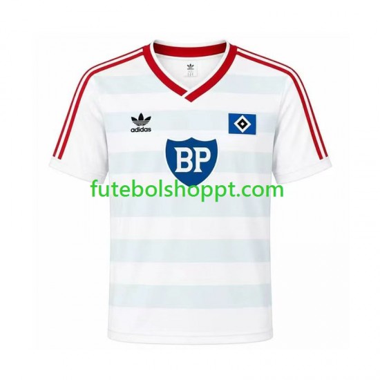 Camisola Homem Hamburger SV 1986 Retro Alternativa Equipamento Manga Curta