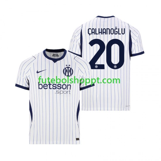 Camisola Homem Inter de Milão Hakan Calhanoglu 20 Alternativa Equipamento 2026-2027 Manga Curta