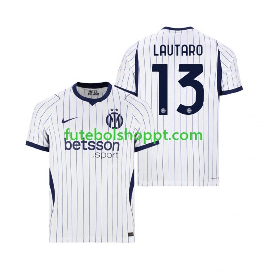 Camisola Homem Inter de Milão Lautaro Martinez 13 Alternativa Equipamento 2026-2027 Manga Curta