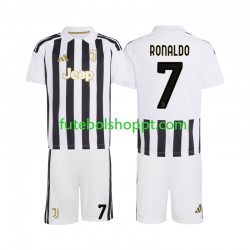 Camisola Júnior Juventus Cristiano Ronaldo 7 Principais Equipamento 2026-2027 Manga Curta