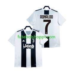 Camisola Homem Juventus Cristiano Ronaldo 2018 2019 Retro Principais Equipamento Manga Curta