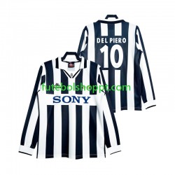 Camisola Homem Juventus DEL PIERO 10 1997 Retro Principais Equipamento Manga Comprida