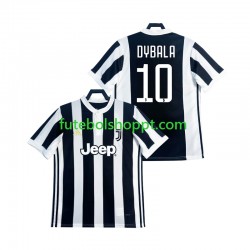 Camisola Homem Juventus DYBALA 21 2017 2018 Retro Principais Equipamento Manga Curta