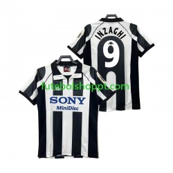 Camisola Homem Juventus INZAGHI 9 1997 Retro Principais Equipamento 1998 Manga Curta