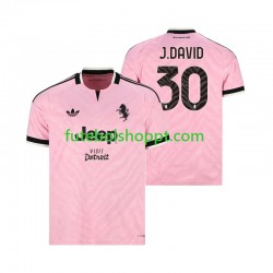 Camisola Homem Juventus Jonathan David 30 Alternativa Equipamento 2026-2027 Manga Curta