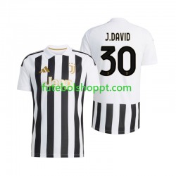 Camisola Homem Juventus Jonathan David 30 Principais Equipamento 2026-2027 Manga Curta