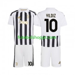 Camisola Júnior Juventus Kenan Yildiz 10 Principais Equipamento 2026-2027 Manga Curta