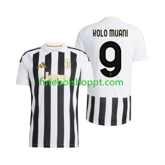 Camisola Homem Juventus Randal Kolo Muani 9 Principais Equipamento 2026-2027 Manga Curta