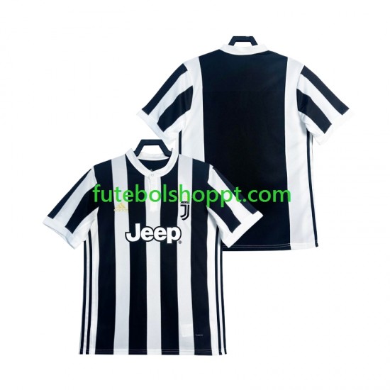 Camisola Homem Juventus 2017 2018 Retro Principais Equipamento Manga Curta