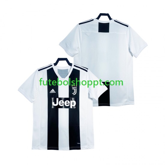 Camisola Homem Juventus 2018 2019 Retro Principais Equipamento Manga Curta