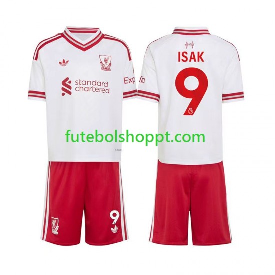 Camisola Júnior Liverpool Alexander Isak 9 Alternativa Equipamento 2026-2027 Manga Curta