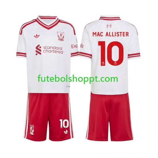 Camisola Júnior Liverpool Alexis Mac Allister 10 Alternativa Equipamento 2026-2027 Manga Curta