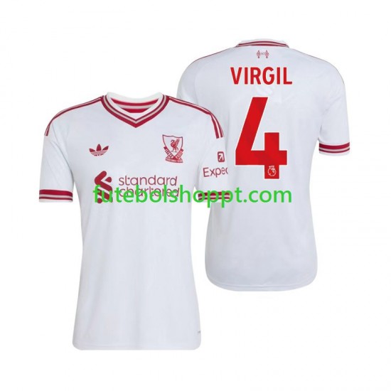Camisola Homem Liverpool Virgil van Dijk 4 Alternativa Equipamento 2026-2027 Manga Curta